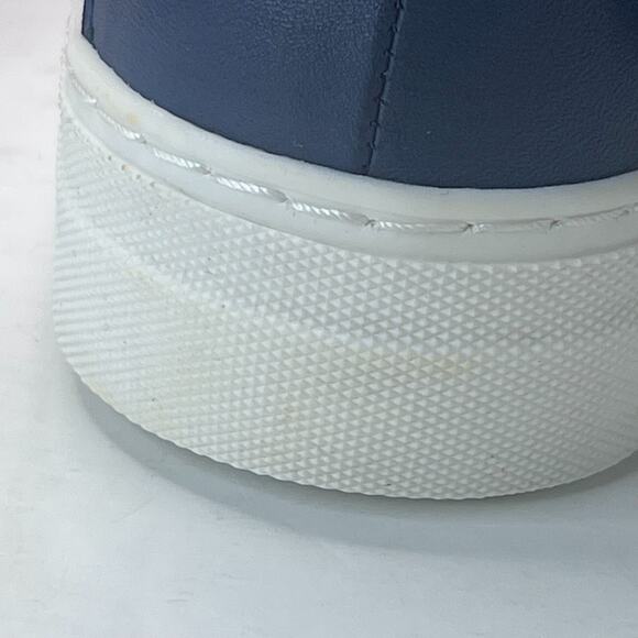 Miz Mooz Mosley Side Zip High Top Leather Sneaker Denim Women EU 38/7.5 NWB FLAW - Picture 11 of 12